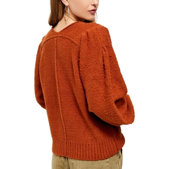 NEW Free People |‎ Reverie Vneck Sweater S - Picture 3 of 16